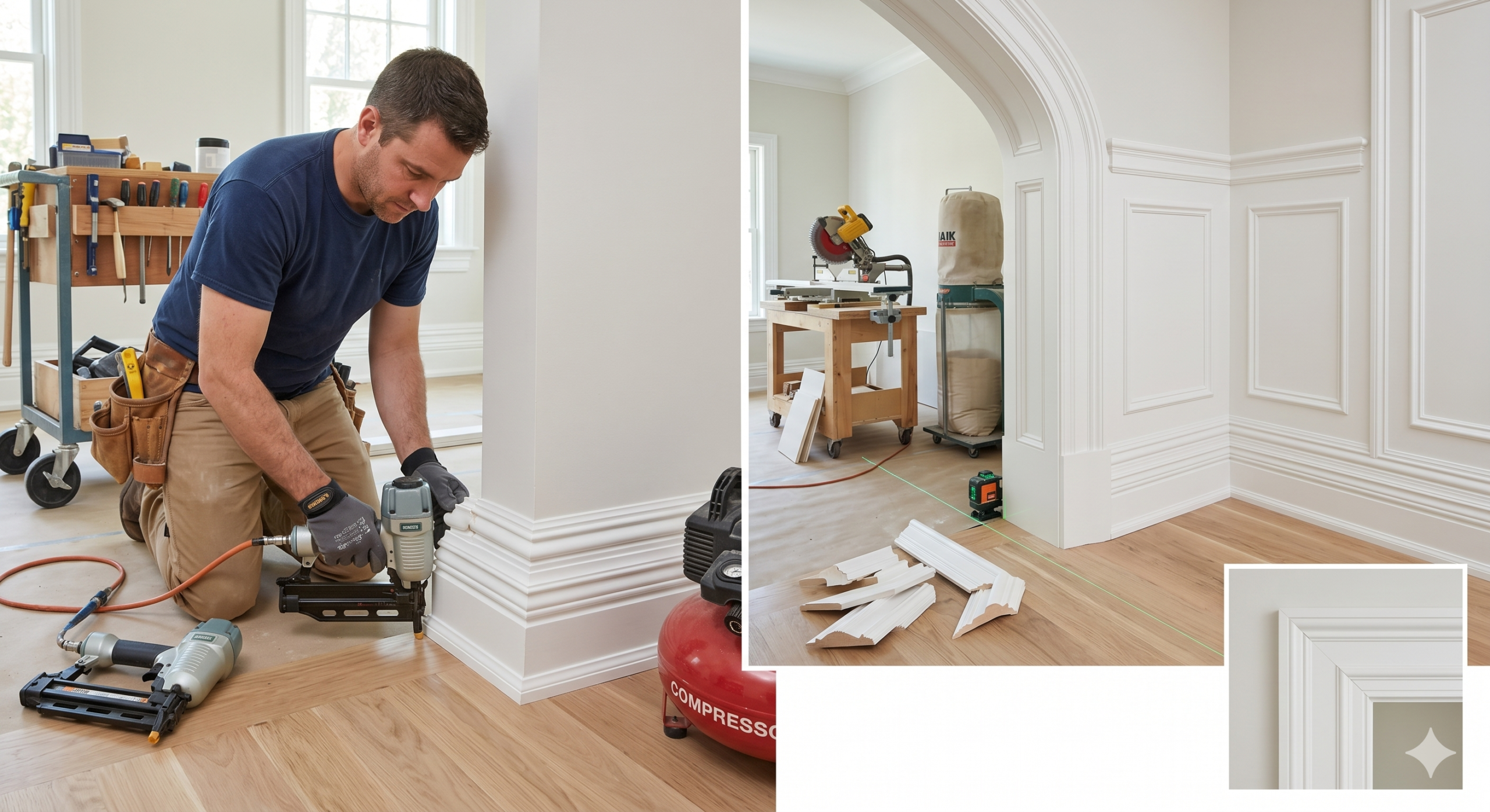Geo Carpentry crawl molding